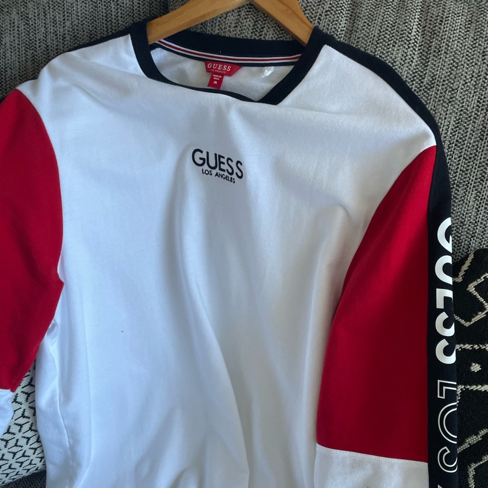 Guess Color Block Longsleeve (Medium) - image 1